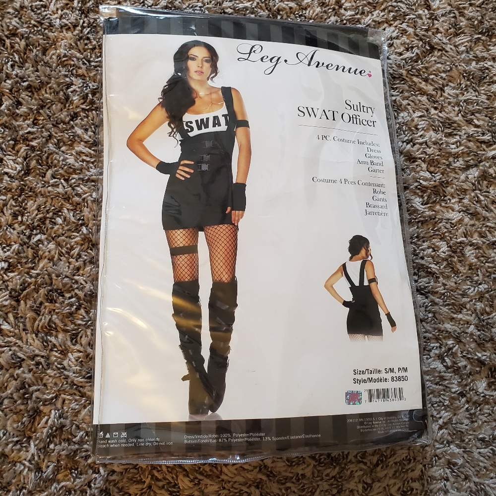 Swat police costume size small